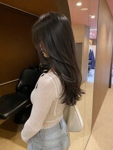 サボ 栄店(sabo)&nbsp;レイヤーカット ×　透明感グレージュ