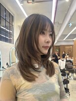 アロッタ 梅田茶屋町(alotta) 顔周りのレイヤーで小顔に◎立体感ハイライト×ウルフレイヤー
