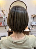 大人丸みショートボブ
