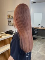 クララジャパン ナベシマ(CLALA JAPAN Nabeshima)&nbsp;縮毛矯正　質感ストレート　髪質改善カラー　顔まわり　ブリーチ
