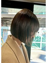 フィルムス 横浜(FILMS+)&nbsp;ミルクブラウン/ボブ/オリーブページュ/ブリーチなし/横浜+
