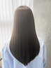 【一度でフルメンテ】カット+艶出し縮毛矯正+ケアカラー+トリートメント
