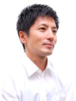 メリケンバーバーショップ コウベ(MERICAN BARBERSHOP KOBE)&nbsp;ビジネスサイドパートショートツーブロックテクノ#m