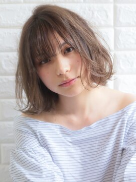 ロンドプランタン 恵比寿(Lond Printemps) 【Lond佐野】小顔モテゆるふわセミディミルクティベージュ