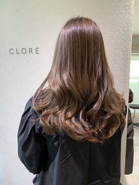 クロレ(CLORE) 艶感アッシュベージュ　色持ち　艶　加工無しブリーチなし