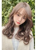 大人かわいいセミロングにフェザーバング♪♪藤沢　表参道/根津