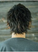 メンズライクなラフパーマ