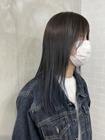 ロアヘアーコーディネート 京都駅前店(LoRE hair coordinate) ネイビーブルーインナーカラー