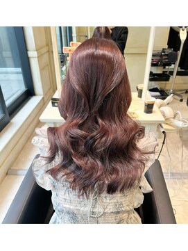 アソビセカンド 原宿(ASOBI 2nd) 前髪/マチルダボブ/ピンクベージュ/インナーグレージュ/ブルー