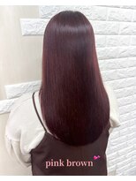 ミウミウヘア(miu miu hair)&nbsp;pink brown♪