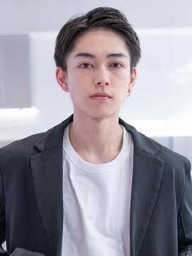 イオ 本厚木(io) メンズカットスパイキーショート七三刈り上げ短髪ビジネス