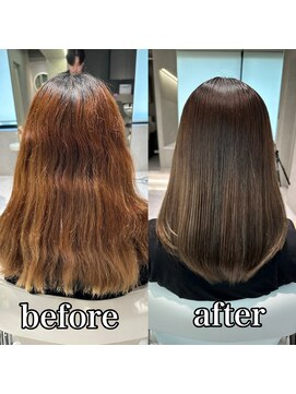 ルミス 銀座(Lumis) ストレートスタイル/艶髪/髪質改善/縮毛矯正/20代30代40代50代