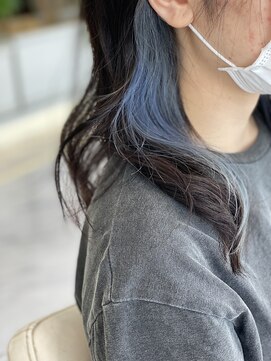 アントワープヘアー 知多半田駅前店(Antwerp hair) インナーブルーグレー