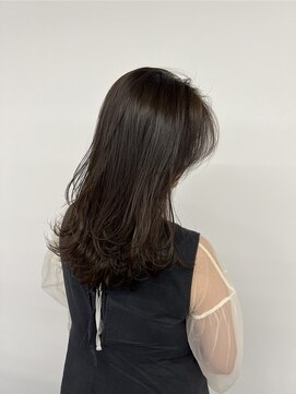 ノウハウ キョウト(KNOWHOW kyoto) グレージュカラー/艶カラー/レイヤーカット