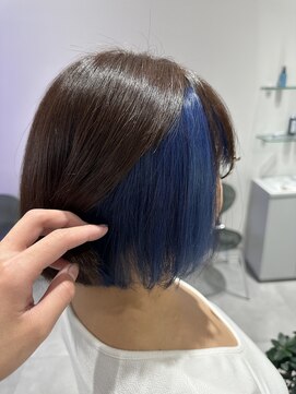 プライズ 成増店(prize) インナーカラー×ブルーダブルカラー成増