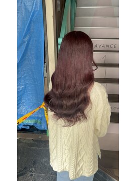 アヴァンス 天王寺店(AVANCE.) 【色気カラー】×【ディープレッド】