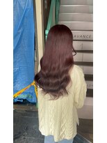 アヴァンス 天王寺店(AVANCE.) 【色気カラー】×【ディープレッド】