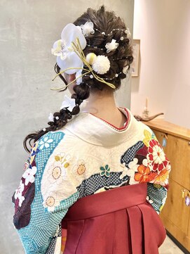 オリガミ トイロ(ORIGAMI TOIRO) 袴×サイド編みおろし