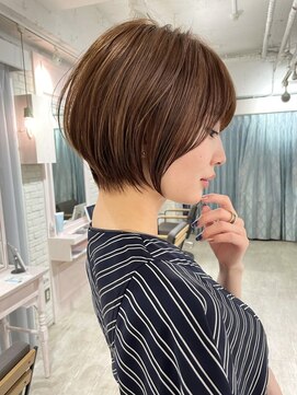 ロンドウル 熊本(Lond ulu) 大人可愛いショート／ベージュカラー／2way [熊本/上通/下通〕