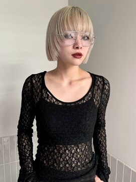 ステン(sten) レイヤーボブ/レイヤーカット/ハイトーンボブ/タッセルボブ