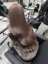 ペレ 渋谷(PELE)&nbsp;ホワイトグレージュ/デジタルパーマ/チェリーブラウン/渋谷