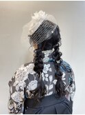編み下ろしツイン
