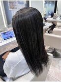★白髪ぼかしハイライト×ダークグレージュ