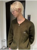 MEN’S HAIR/ブルーブラック/フェザーパーマ/渋谷