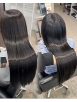バンクスヘアー(BANK'S HAIR)&nbsp;髪質改善×暗めカラーで叶える、ツヤ美髪ケラチンストレート