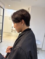 ラズ(Luz)&nbsp;センターパート ニュアンスフェザーパーマ