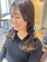 ビレップドゥエ(BIL'EP due)&nbsp;顔周りレイヤーカット　チョコレートブラウン