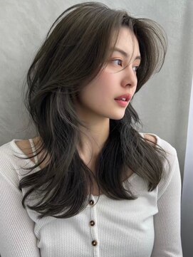 ソヨン 栄2号店(SOYON) 黒髪/クラゲヘアー/オリーブグレー/髪質改善/小顔/栄/栄駅/a384