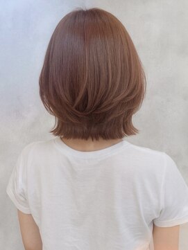 ミディアムヘア/暗めカラー/グランマッシュ/茨木