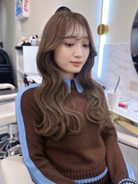 シェノン サントル(CHAINON CENTRE) 梅田/黒髪/クラゲヘアー/オリーブグレー/小顔/ココアベージュ