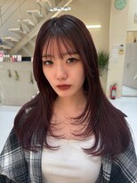 ラ ポルト ドゥ サワ(La Porte de SAWA) 長野市美容室/髪質改善◎艶感ボルドーカラー