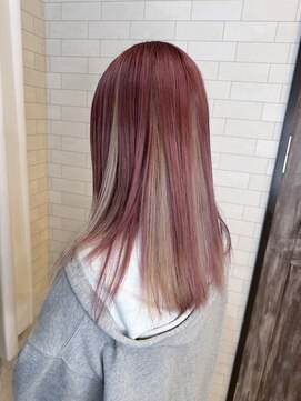 アルマヘア(Alma hair) 【ピンク×ミルクティー】ミックスカラー