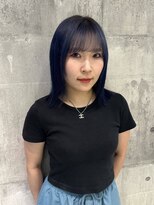 ワンズオゼ 渋谷(ONE's oze) ハイトーン/ダブルカラー/大人ガーリー/ダークアッシュ/似合わせ