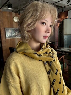 エクーエルム 心斎橋(ECOO yelm) ブリーチ/ホワイトベージュ/ハイトーン