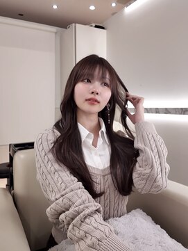 ミミ(mimi) サクラブラウン&顔周りカット【ピンクコーラル】