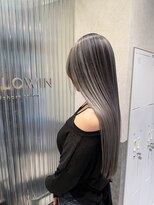 サロウィン 新潟万代店(SALOWIN)&nbsp;ホワイトシルバー×バレイヤージュ