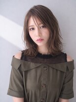 ウィーニード 栄(WENEED)&nbsp;韓国女優風レイヤーミディ×シアーブラウン