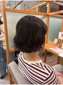 ミニボブ×ふわふわパーマ