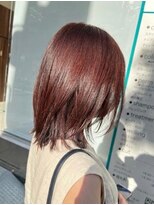 アッシュ 川崎店(Ash)&nbsp;ミディアムウルフ　ショコラブラウン
