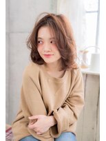 ネオリーブ チロル 横浜西口店(Neolive CiroL.)&nbsp;ベージュからー☆柔らかい大人のミディアムヘア