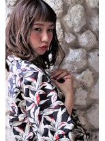 コア 新宿(CORE)&nbsp;ミディアムボブ　ゆるふあスタイル