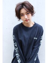 ブラン 天王寺(Blanc)&nbsp;【Blanc天王寺】ハンサムショート/ミニマムボブ/ボルドー