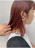 medium(くすみピンク、チェリーレッド、外ハネボブ)
