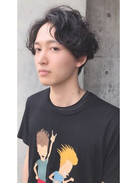 カシュカシュ(cache cache) メンズウェーブパーマSTYLEタイトネープ