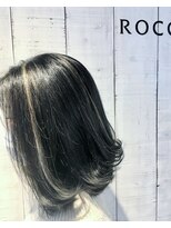 ロッコ 深谷店(ROCCO) #ハイライト#ダークグレー#ハホニコ#トリートメント