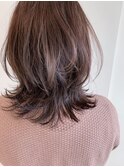 ミディアムレイヤースタイル◎ 杉浦 恵